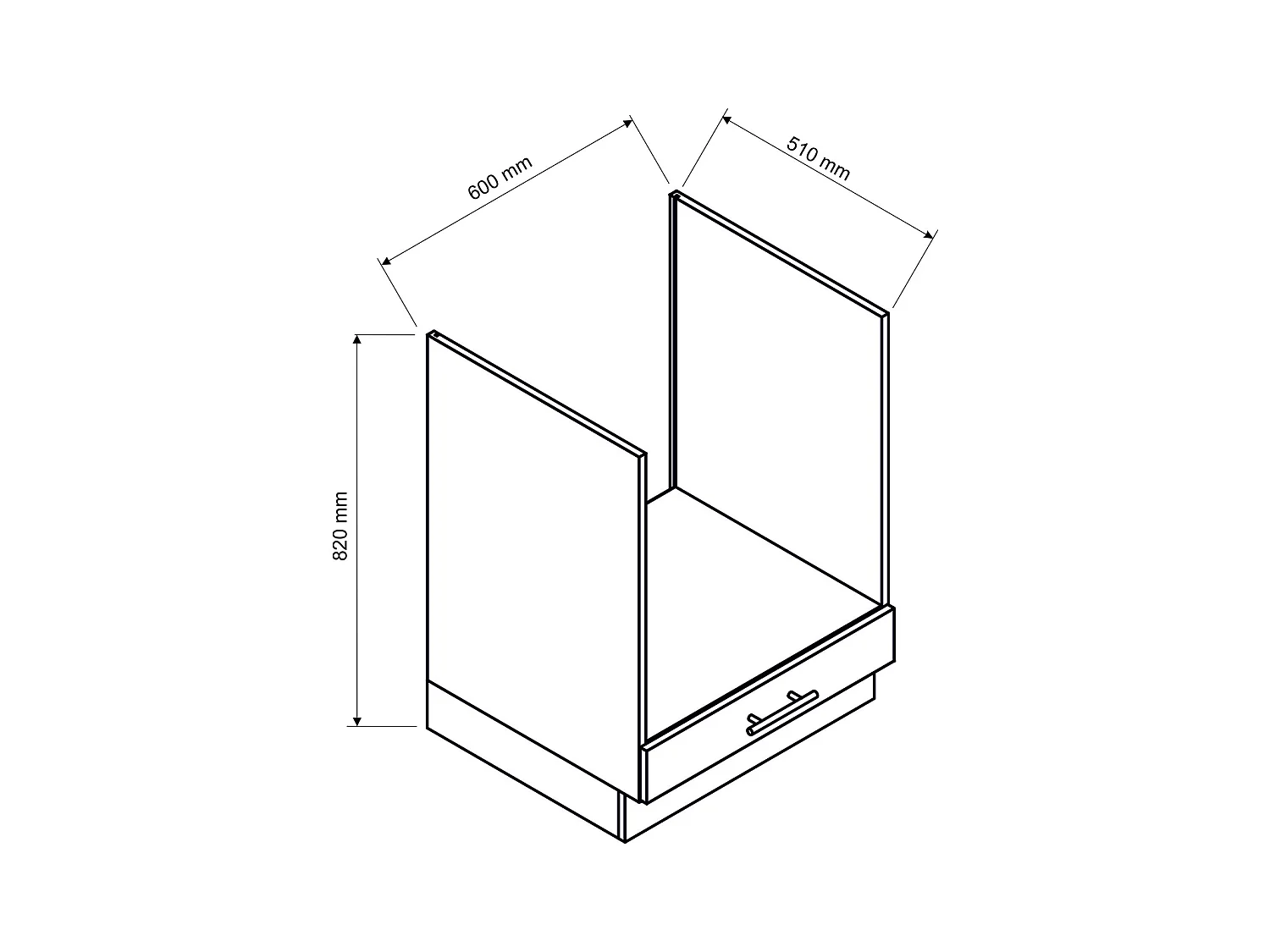 Cuisine complète d'angle ANIA 9 éléments couleur Chêne Artisan, Graphite - Longueur 200/260 cm