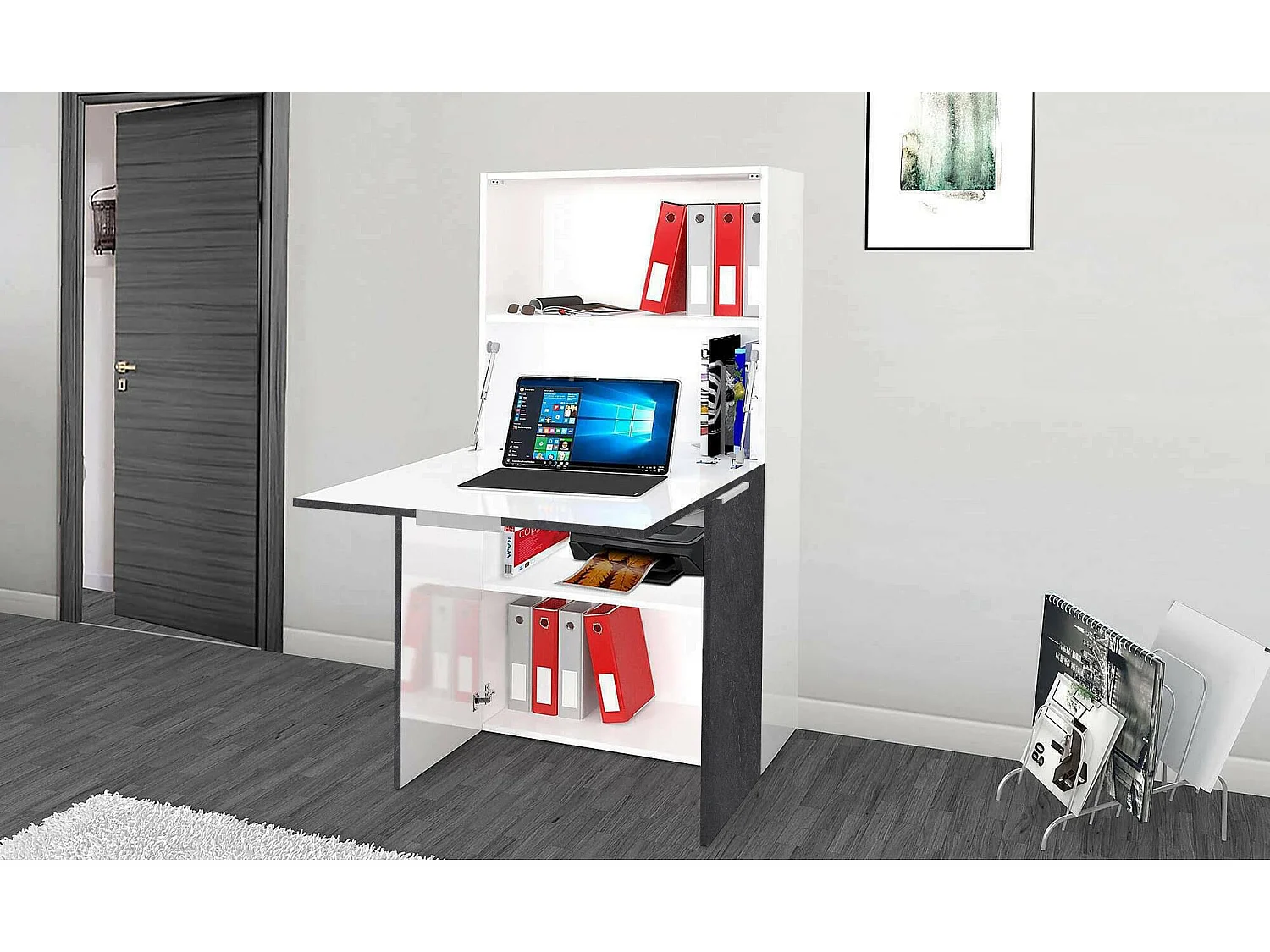 SCHREIBTISCH Schiefer 35/70/140 cm