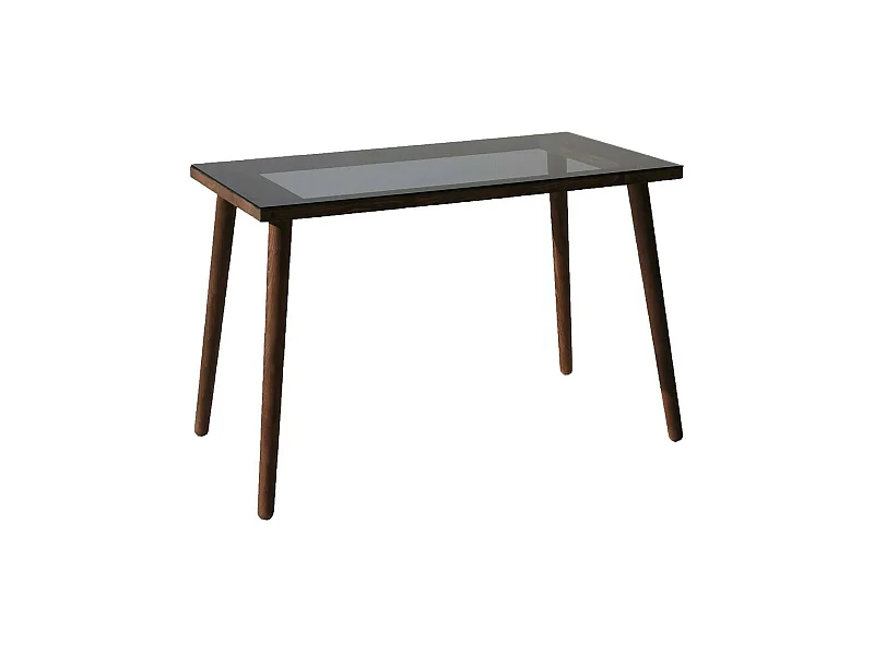 Escritorio Dlojacon, Escritorio multiusos, Mesa de oficina para PC, El plan de trabajo, 110x60h73 cm, Nuez