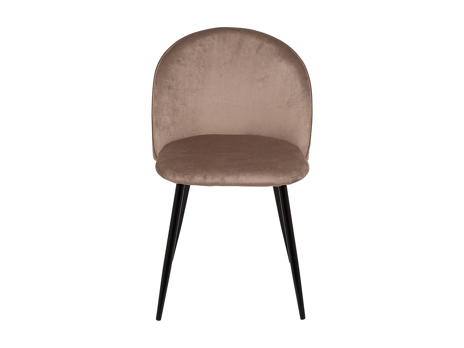 Cadeira Dabruzzes, Poltrona estofada em veludo, Cadeira deAlmoço acolchoado, Assento de reunião, 51x54h82 cm, Cinza