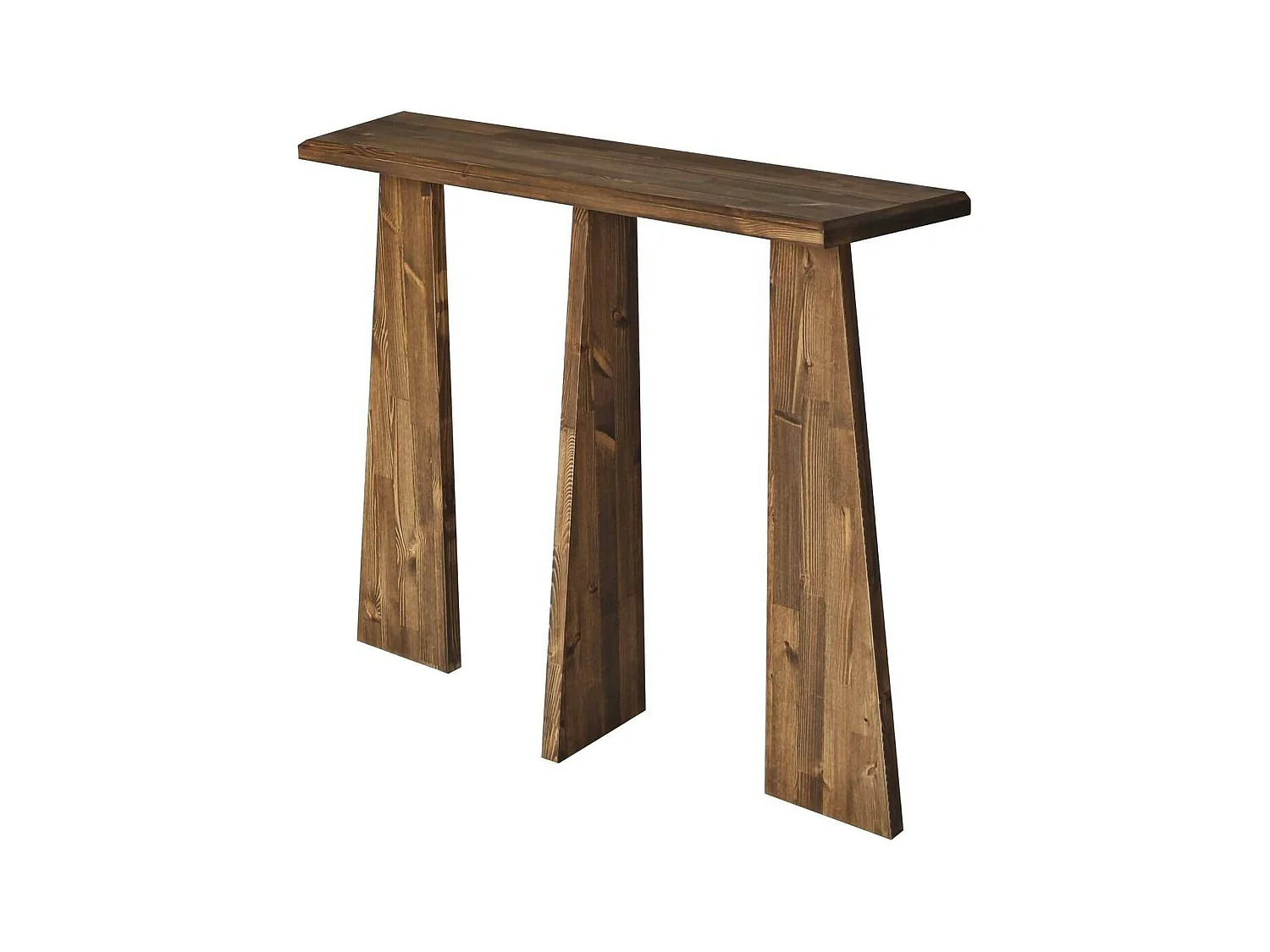 Console Arcturus, Table polyvalente, Armoire de rangement, Bureau du couloir, 100x28 h83 cm, Noyer