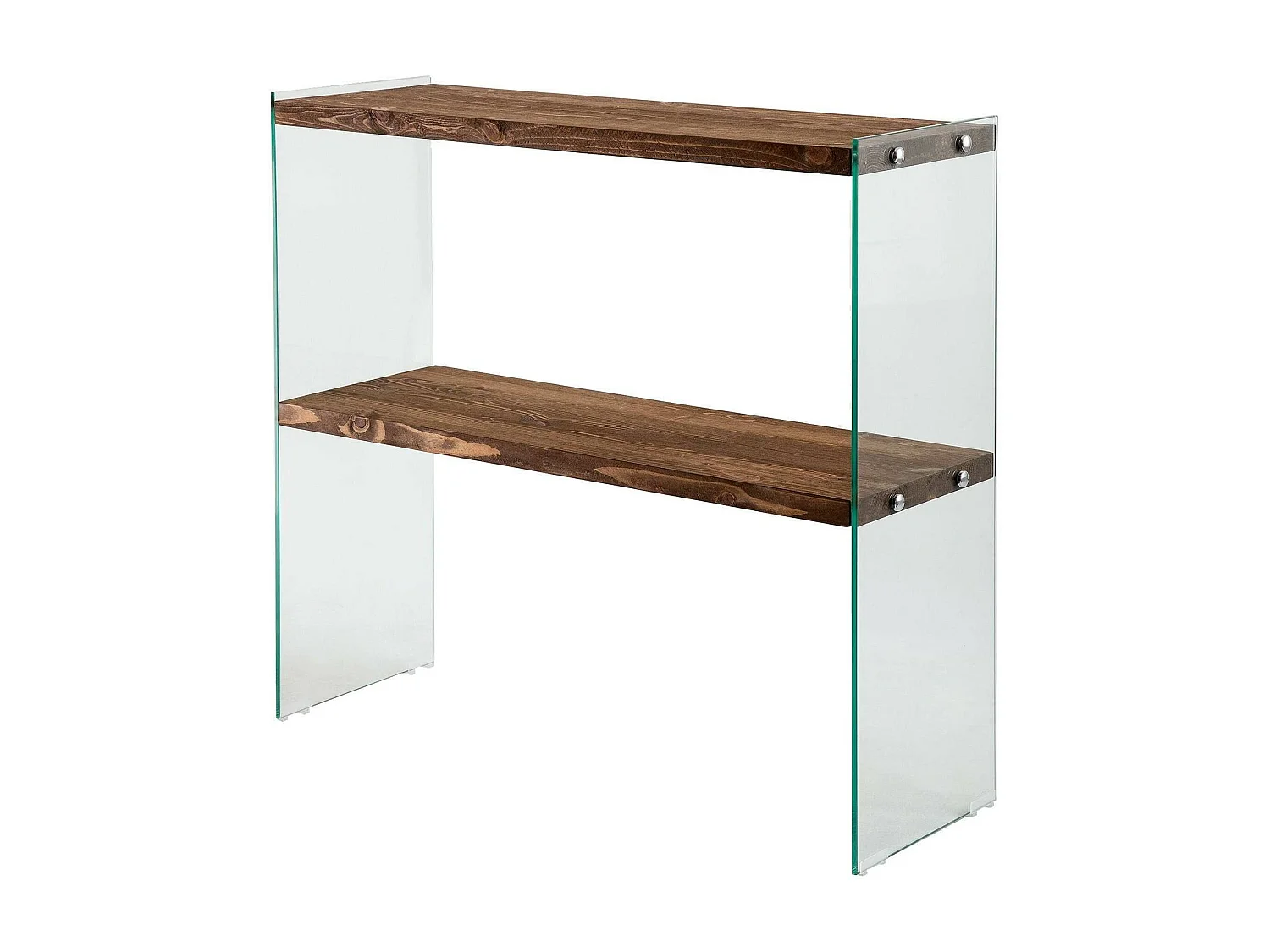 Dacell Console, Multifunctionele Tafel, Steunkast, Gangbureau, 90x30h80 cm, Walnoot