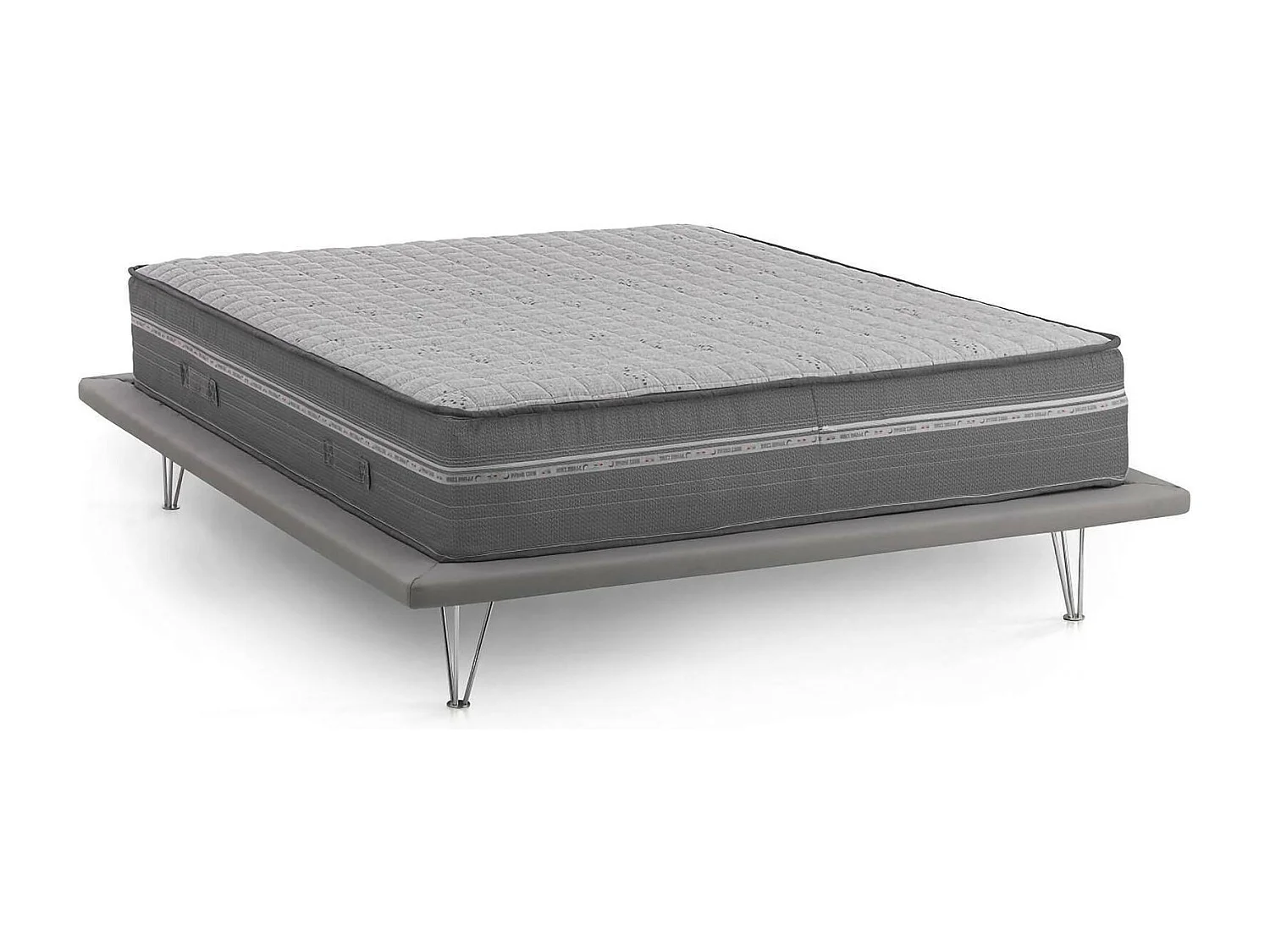 Matelas double Carmela, matelas en mousse à mémoire de forme et microressorts ensachés, 100% Made in Italy, anti-acariens et hypoallergénique, 160x190h32 cm