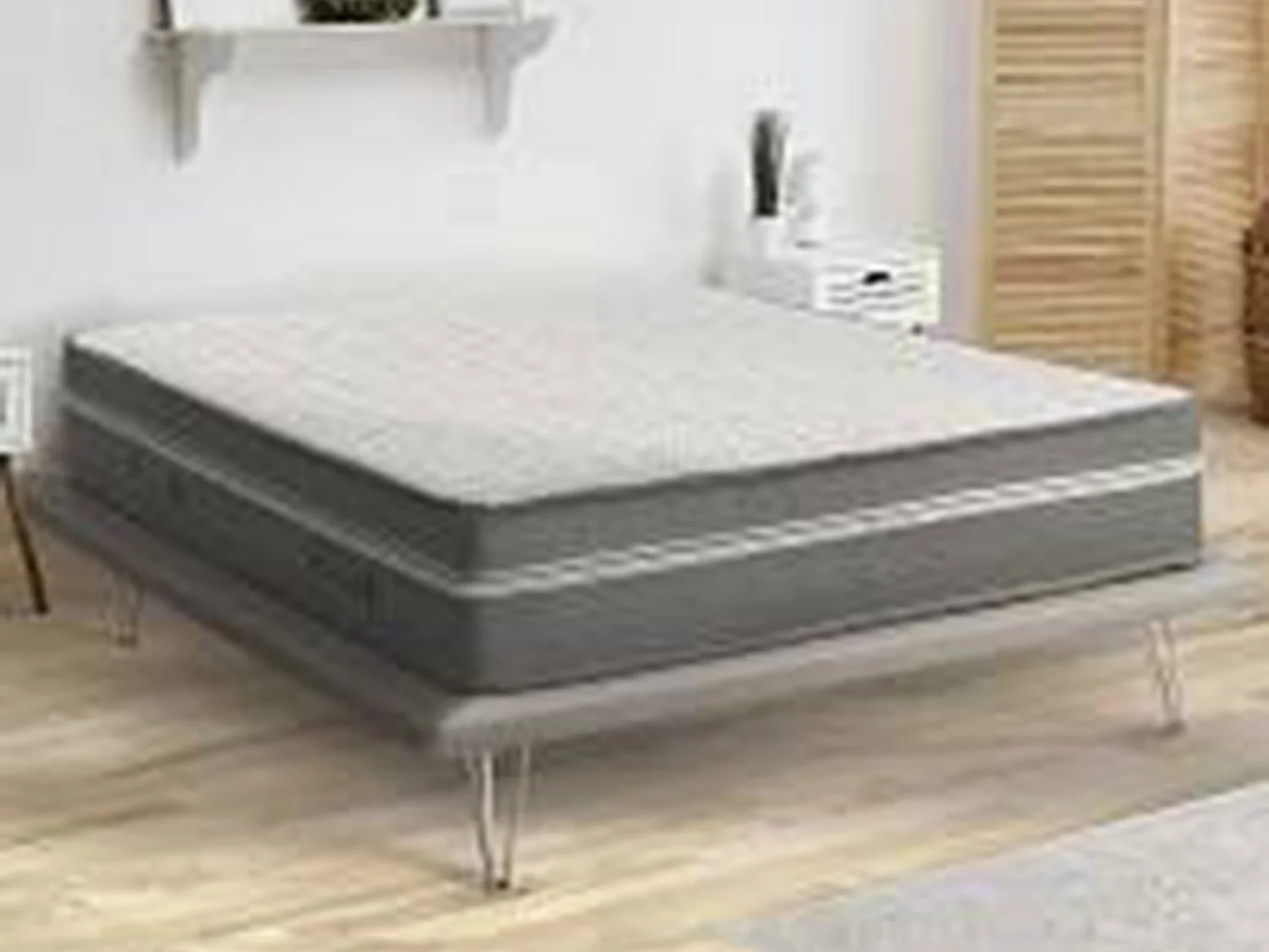 Matelas double Carmela, matelas en mousse à mémoire de forme et microressorts ensachés, 100% Made in Italy, anti-acariens et hypoallergénique, 160x190h32 cm