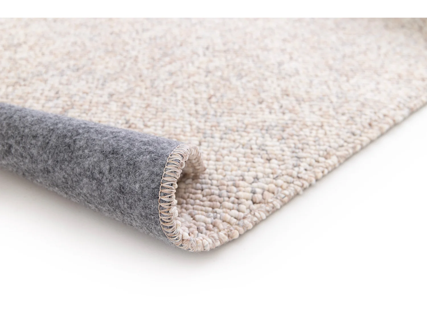 Tapis intérieur - uni - crème - 80 x 150 cm - PETRA