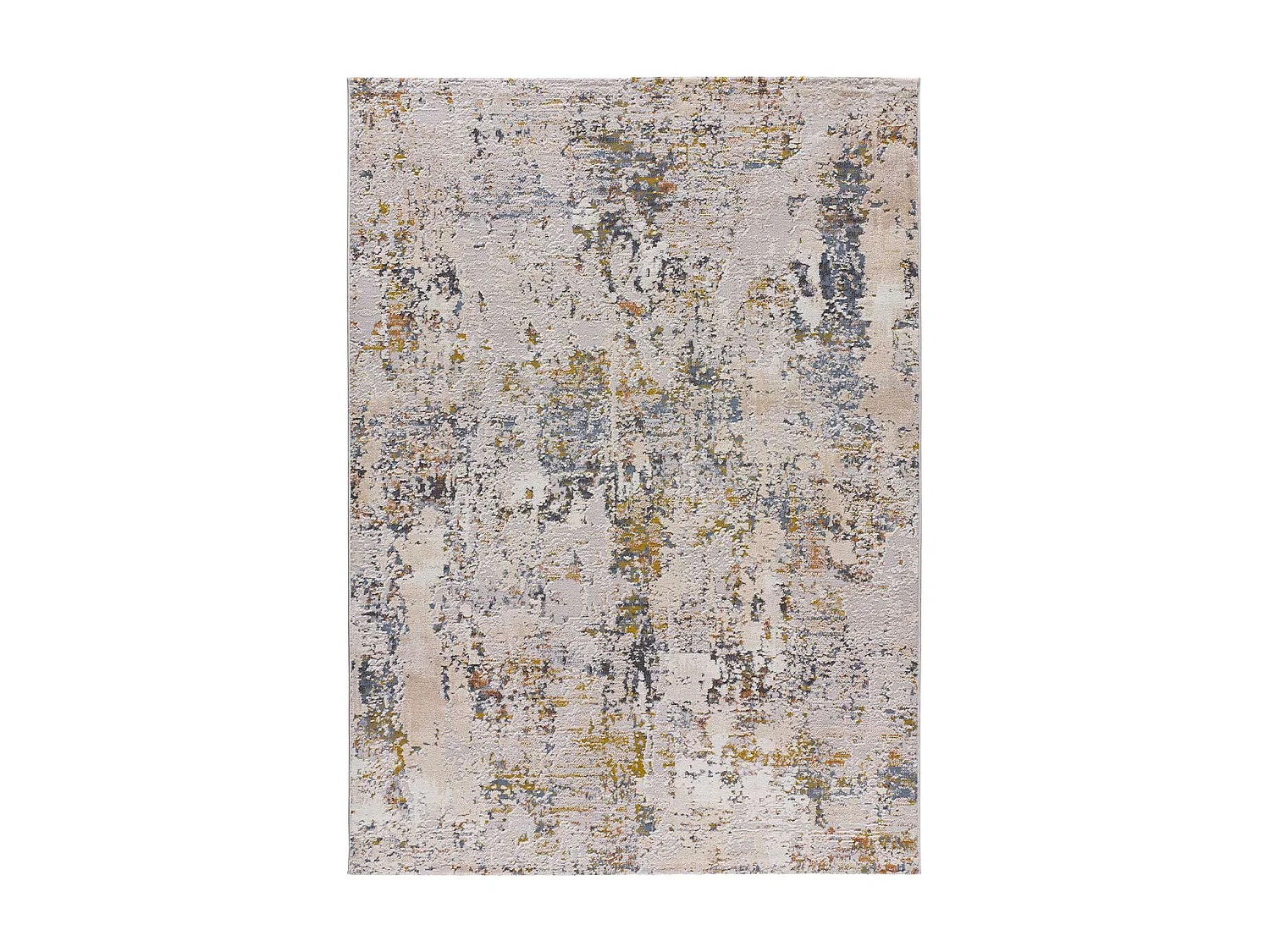 Tapis intérieur - abstrait - multicolore - 77 x 150 cm - SPRINGS