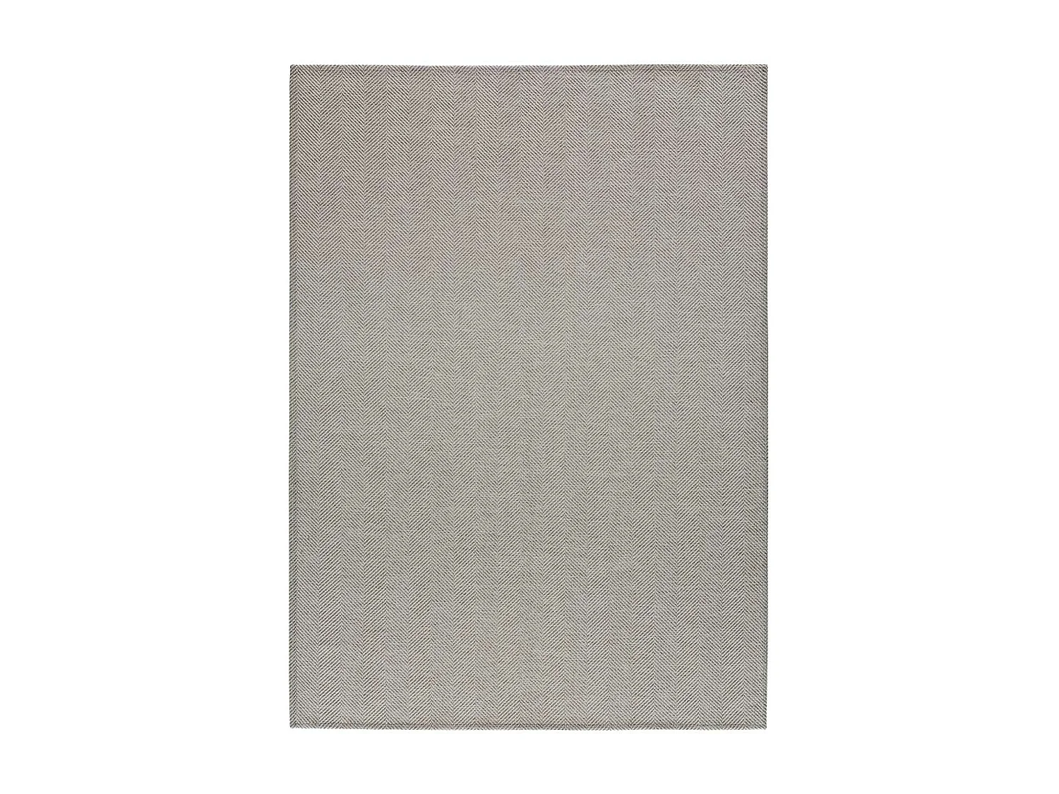 Alfombra interior  - chevron - plata - 140 x 200 cm - ESPIGA