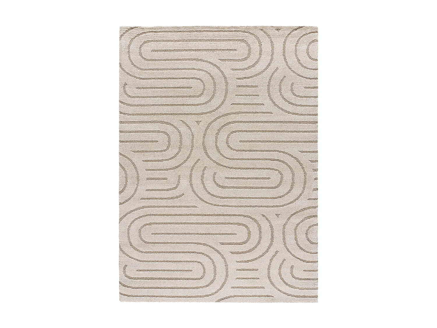 Alfombra interior  - escandinavo - blanco - 80 x 150 cm - SNOWY