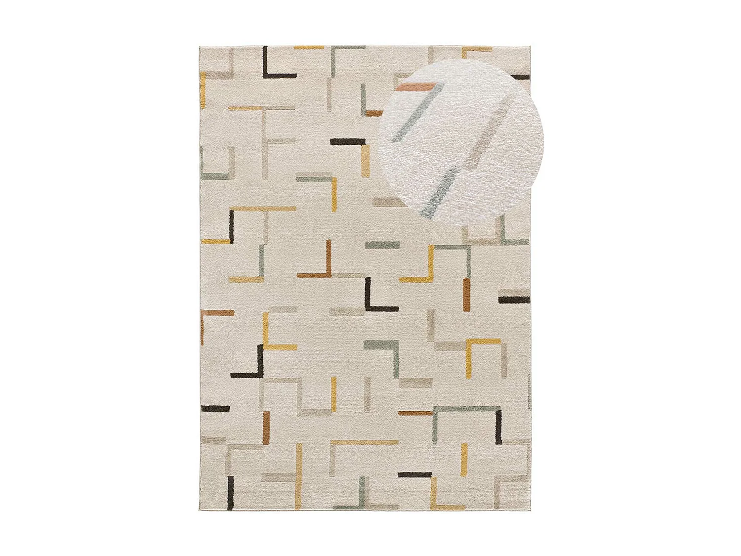 Tapis intérieur - géométrique - multicolore - 120 x 170 cm - DOMUS