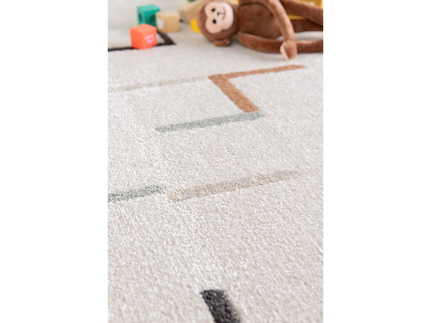 Tapis intérieur - géométrique - multicolore - 120 x 170 cm - DOMUS