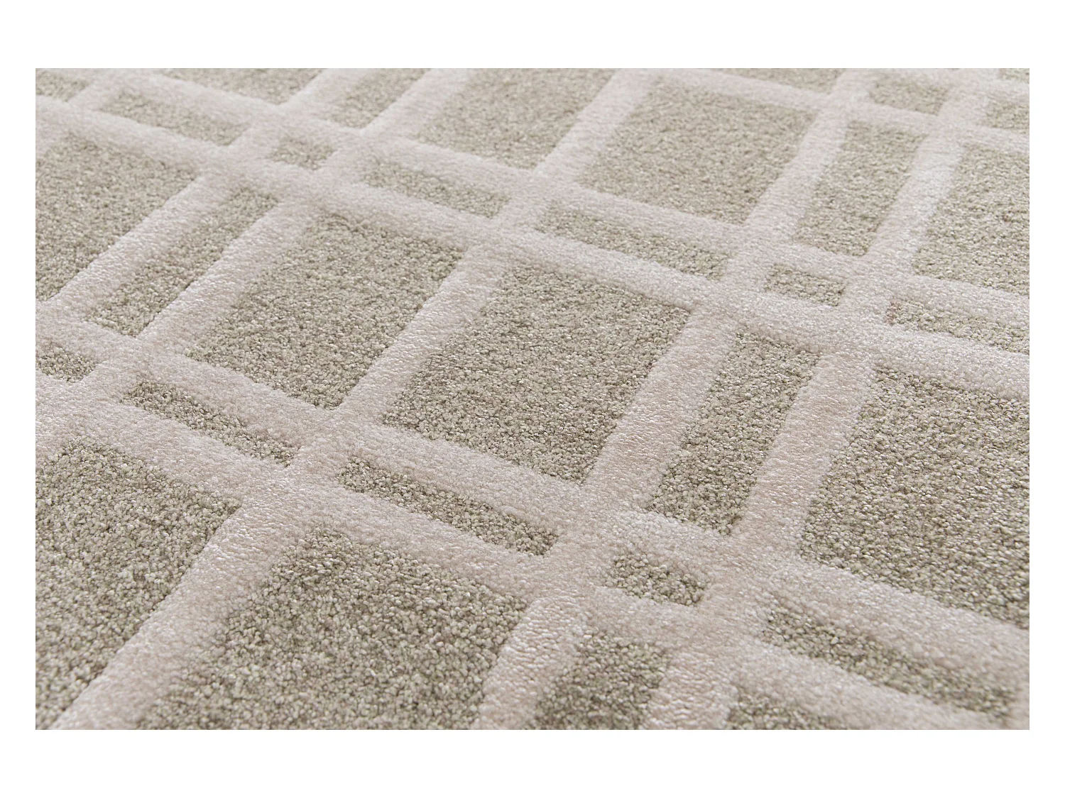 Tapis intérieur - scandinave - vert - 80 x 150 cm - CALEDONIA