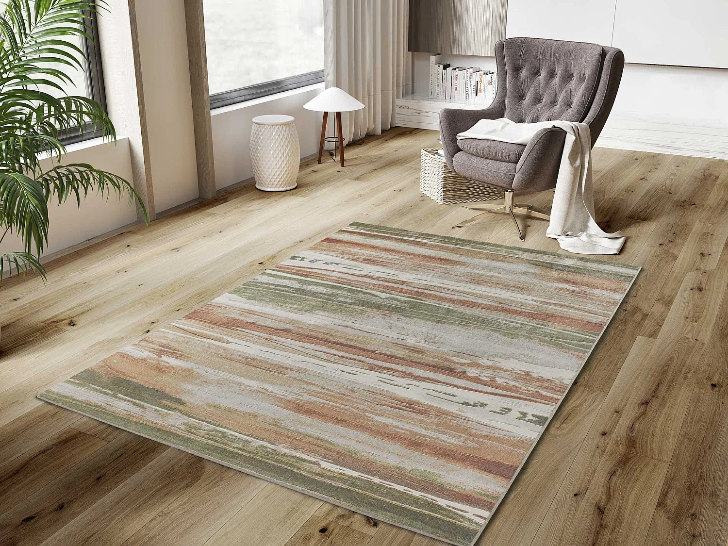Tappeto interno - geometrico - multicolore - 135 x 195 cm - BLEIK