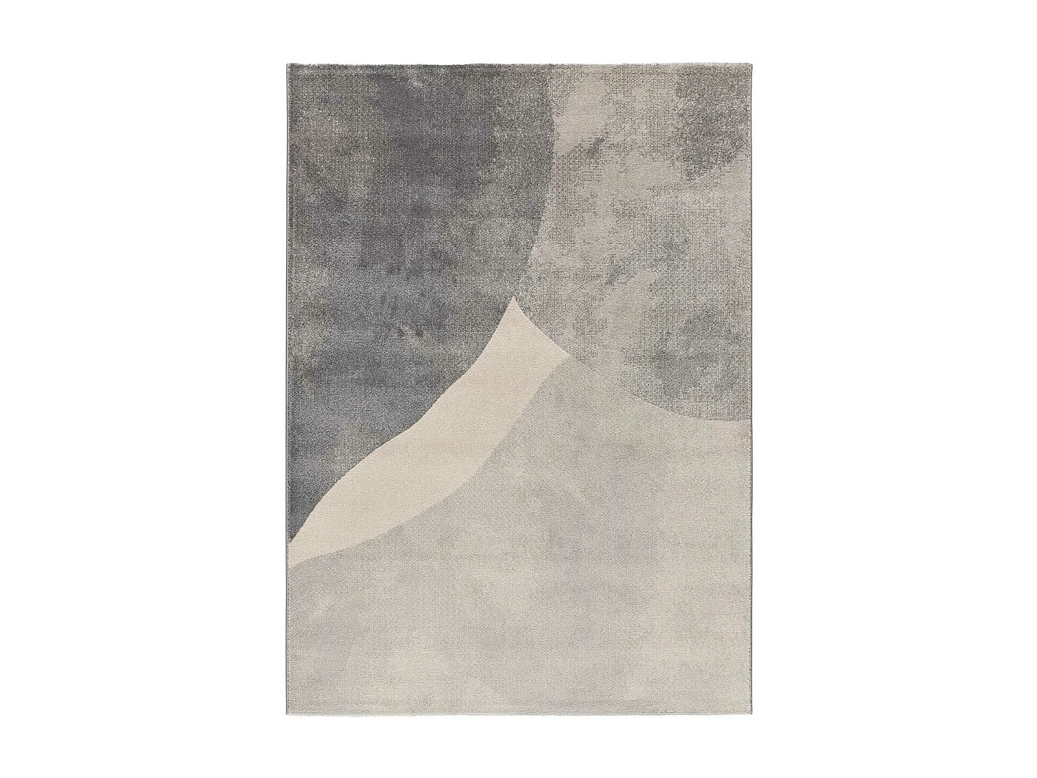 Alfombra interior  - geométrico - plata - 140 x 200 cm - MONIC