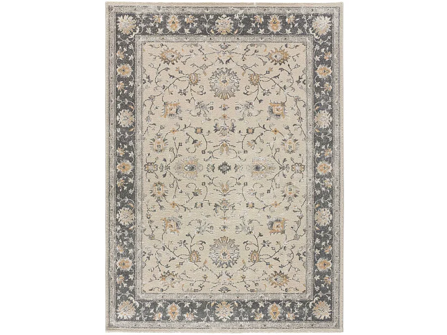 Tapis intérieur - vintage - beige - 80 x 150 cm - SENSATION
