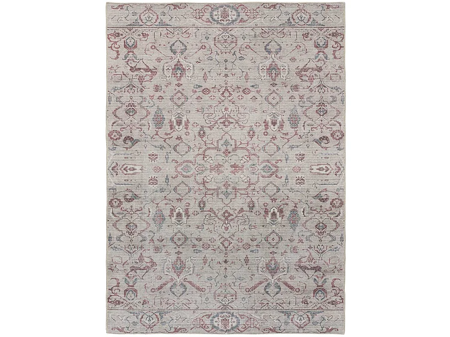 Tapis intérieur - vintage - terracotta - 120 x 170 cm - MANDALA