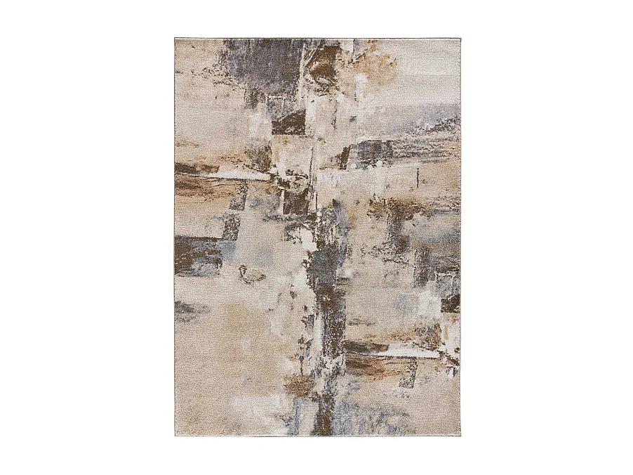 Alfombra interior  - abstracto - beige - 140 x 200 cm - AYDIN