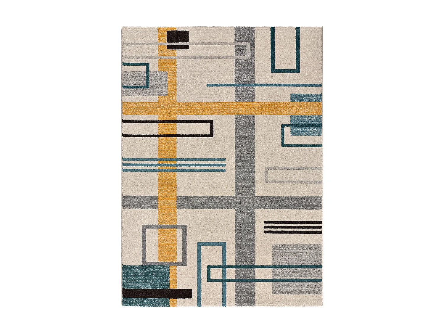 Alfombra interior  - geométrico - multicolor - 160 x 230 cm - DEBBI