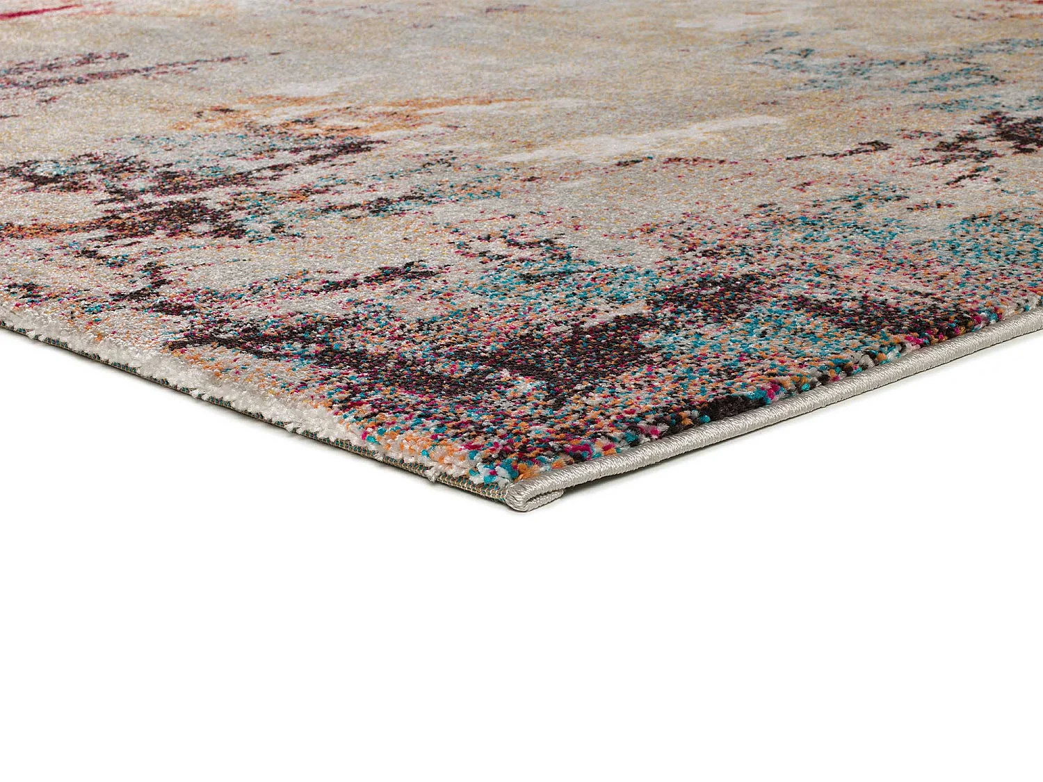 Laagpolig tapijt - abstract - veelkleurig - 160x230 cm - EIDER