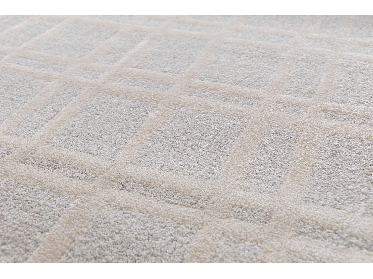 Alfombra interior  - escandinavo - crema - 80 x 150 cm - CALEDONIA