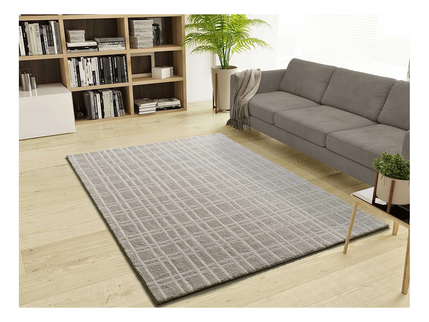 Kurzflorteppiche - skandinavisch - creme - 80x150 cm - CALEDONIA