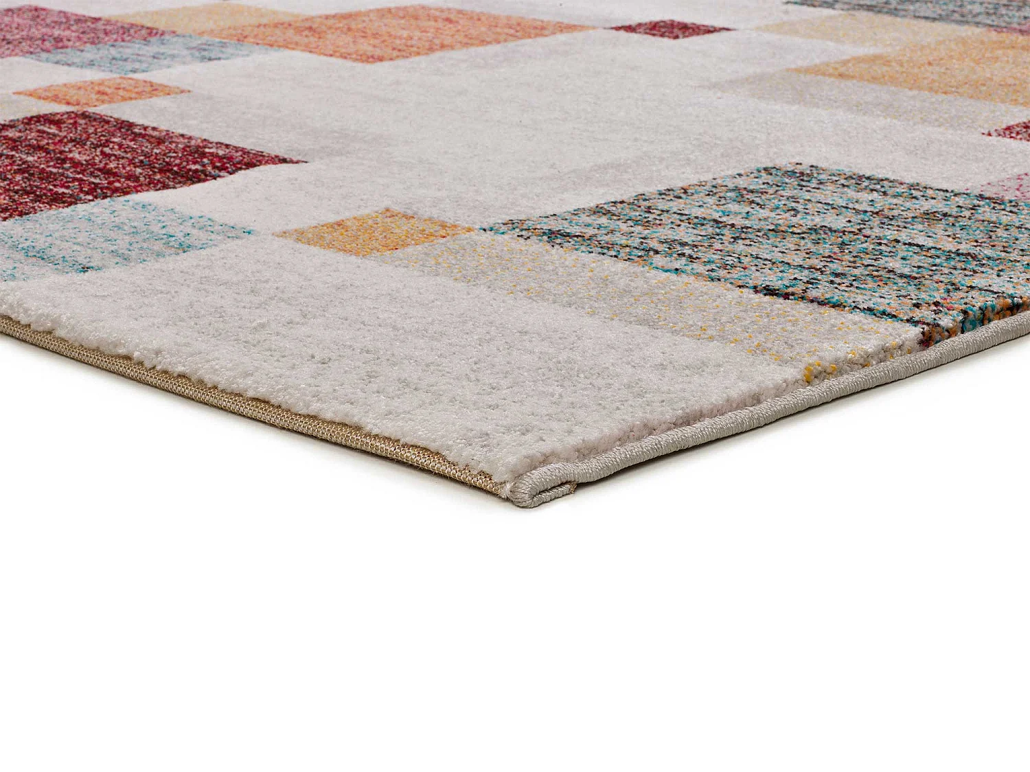 Tapete interior - geométrico - multicolorido - 80 x 150 cm - EIDER