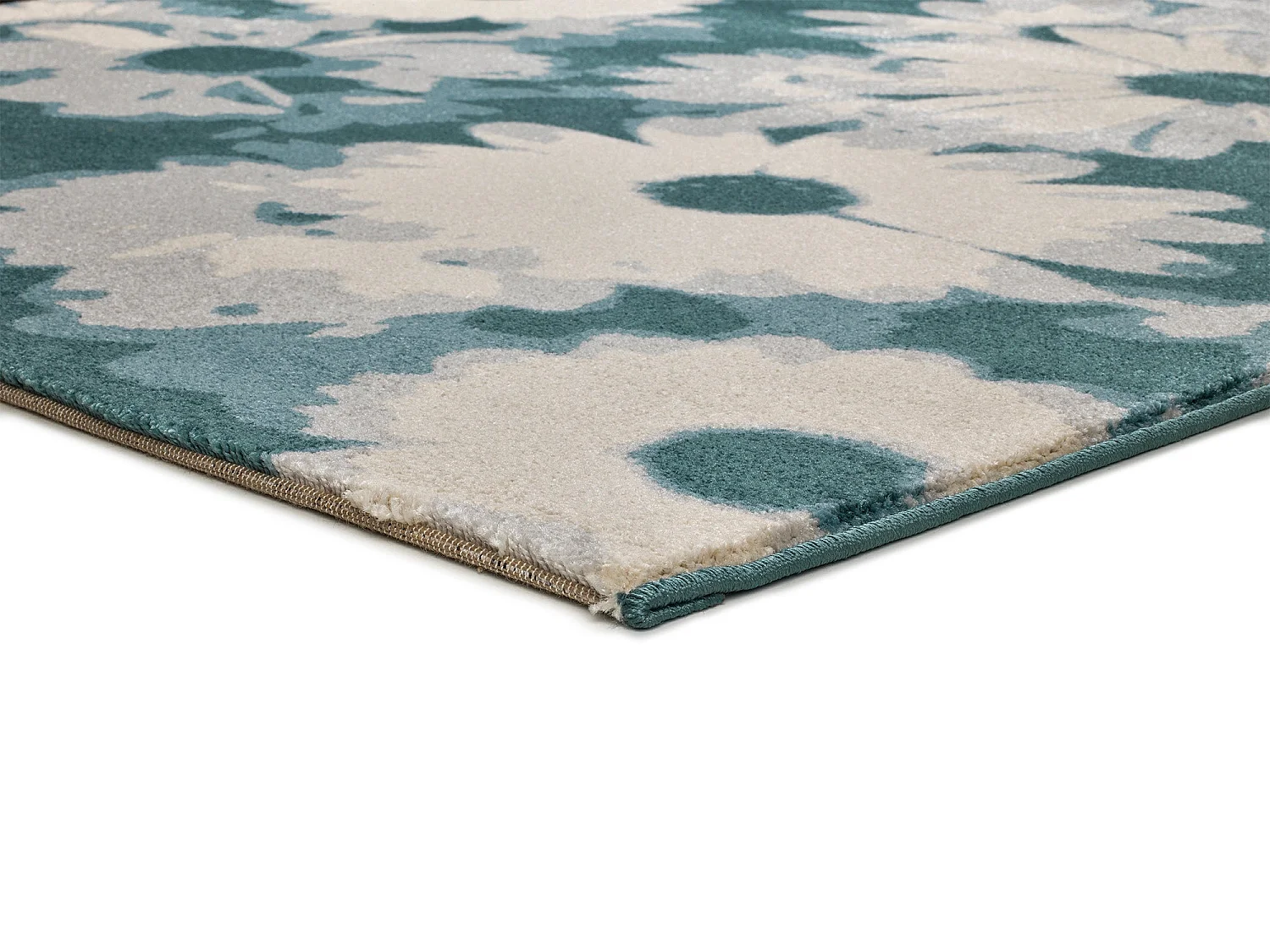 Tapis intérieur - floral - bleu - 160 x 230 cm - MONIC