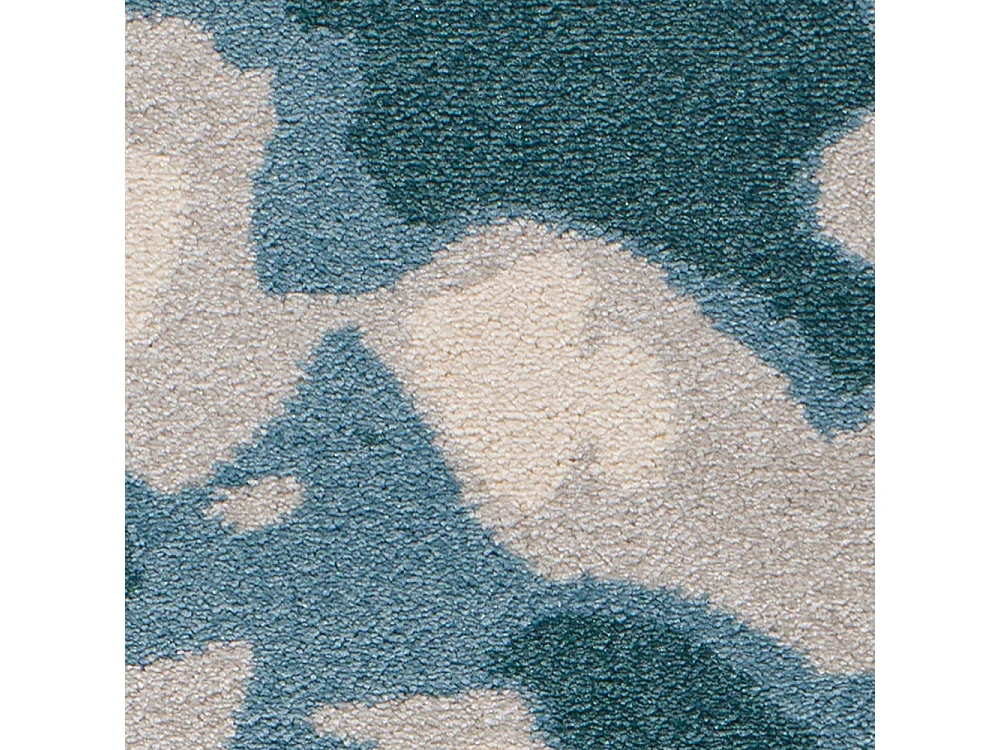 Tapis intérieur - floral - bleu - 160 x 230 cm - MONIC