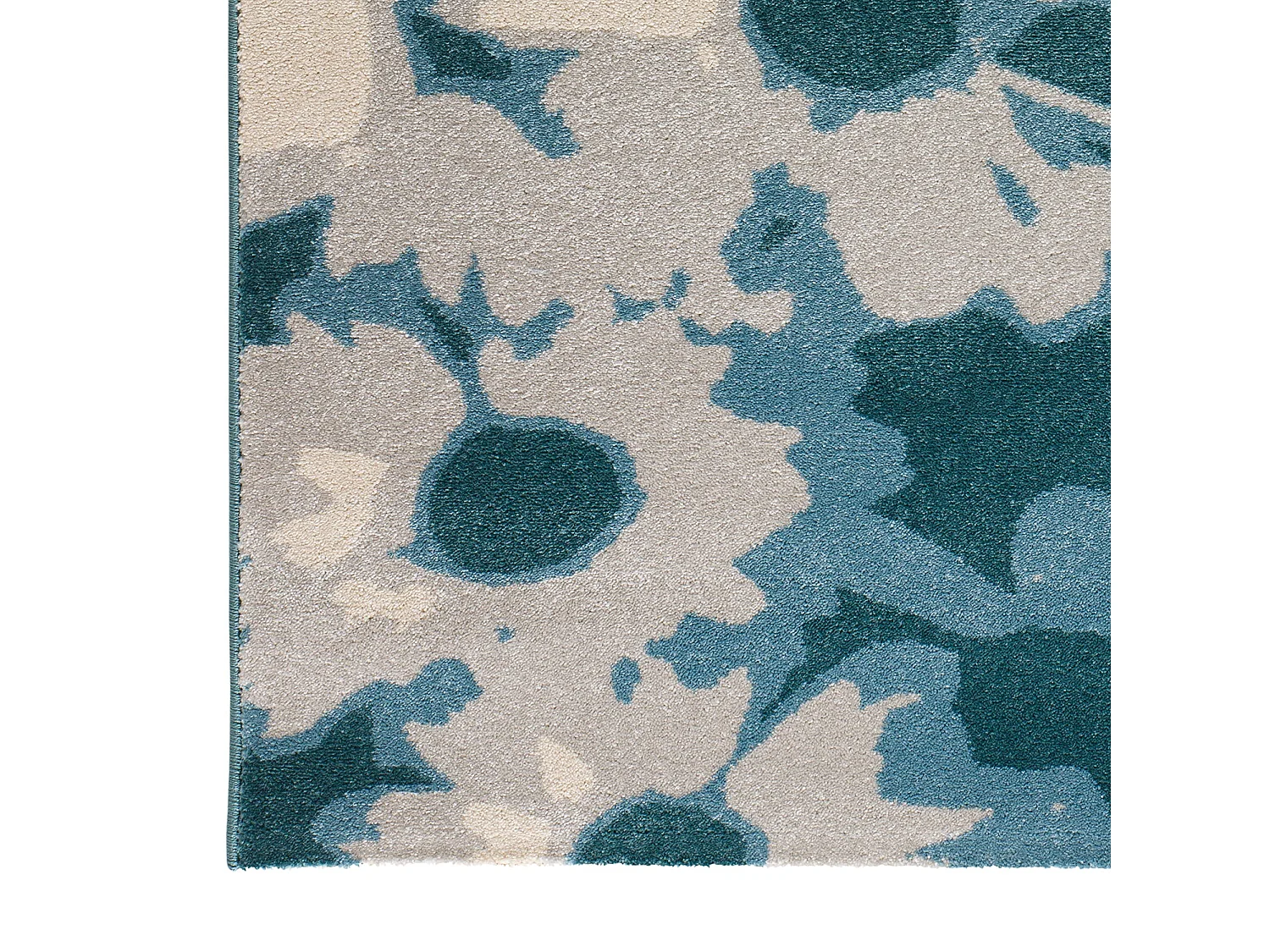 Tapis intérieur - floral - bleu - 160 x 230 cm - MONIC