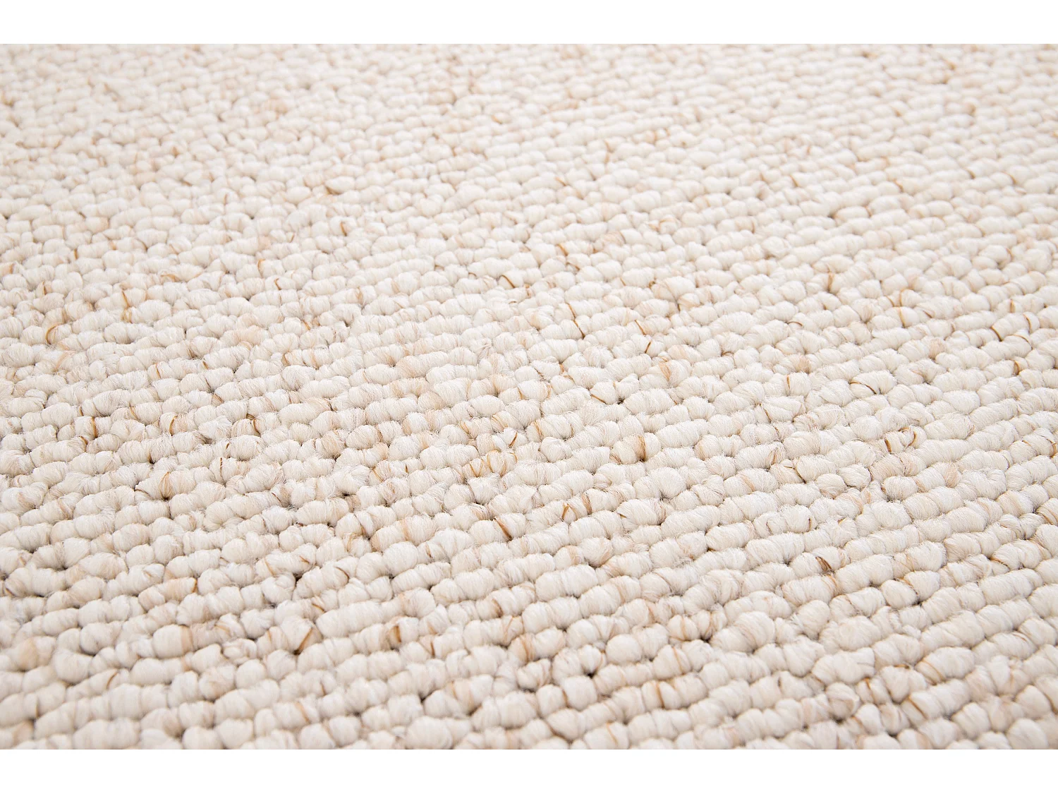Laagpolig tapijt - glad - wit - 200x290 cm - PETRA