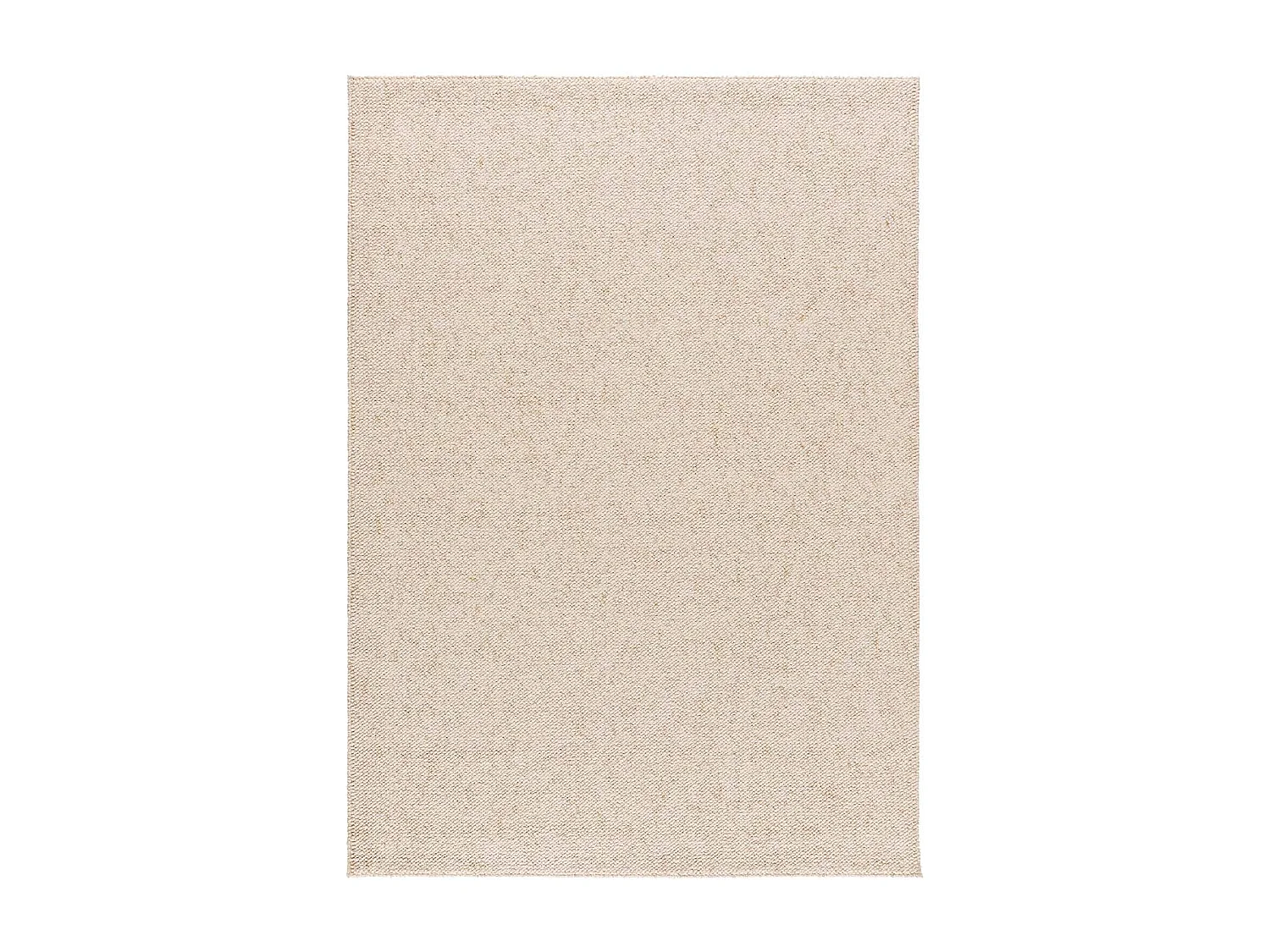 Laagpolig tapijt - glad - wit - 200x290 cm - PETRA