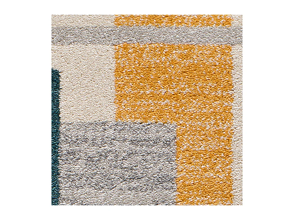 Kurzflorteppiche - geometrisch - mehrfarbig - 80x150 cm - DEBBI