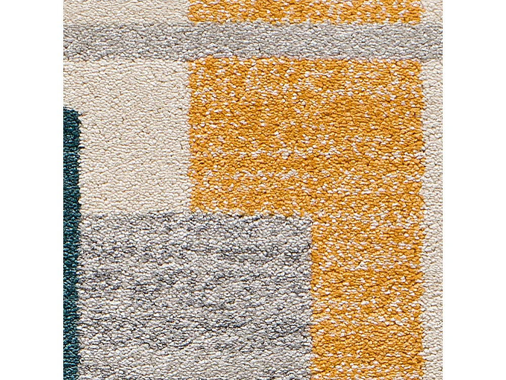 Alfombra interior  - geométrico - multicolor - 80 x 150 cm - DEBBI