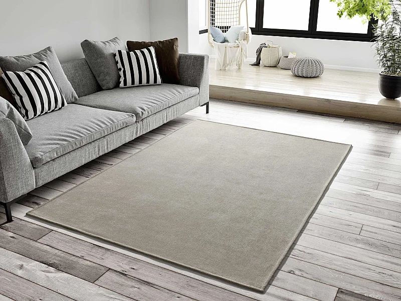 Tapis intérieur - uni - blanc - 140 x 200 cm - HARRIS