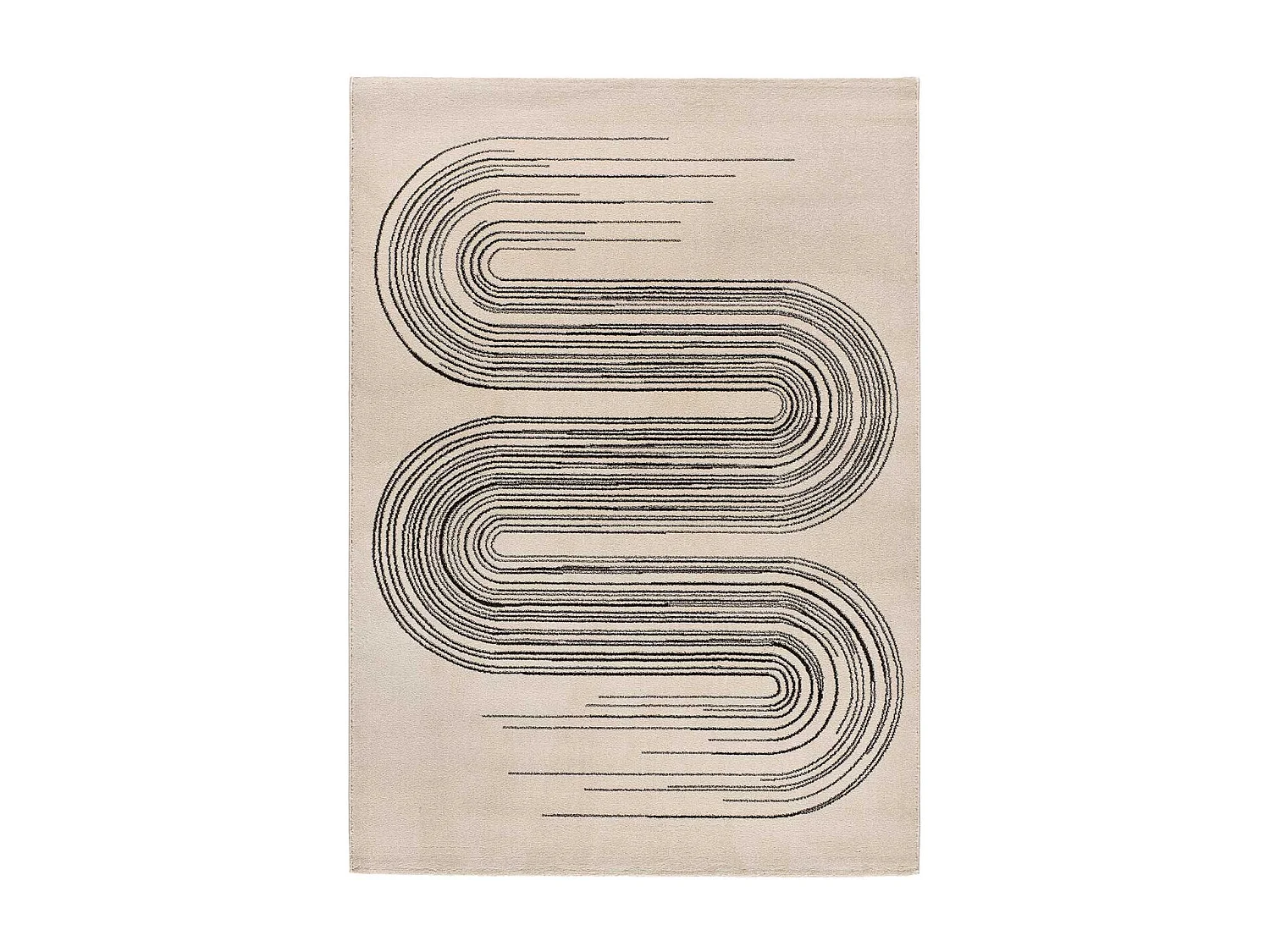 Tapis intérieur - scandinave - blanc - 160 x 230 cm - GARDEN