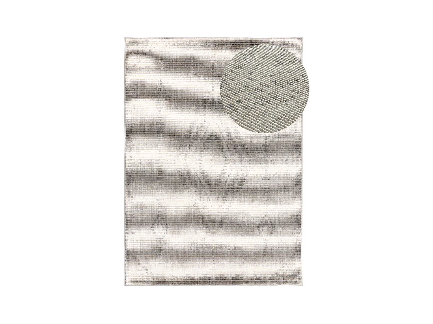 Kurzflorteppiche - ethnisch mit relief - beige - 134x200 cm - ELEMENT