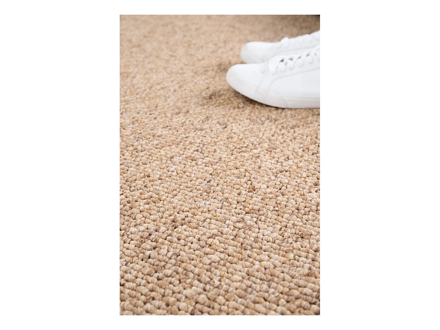 Tapis intérieur - uni - naturel - 160 x 230 cm - PETRA