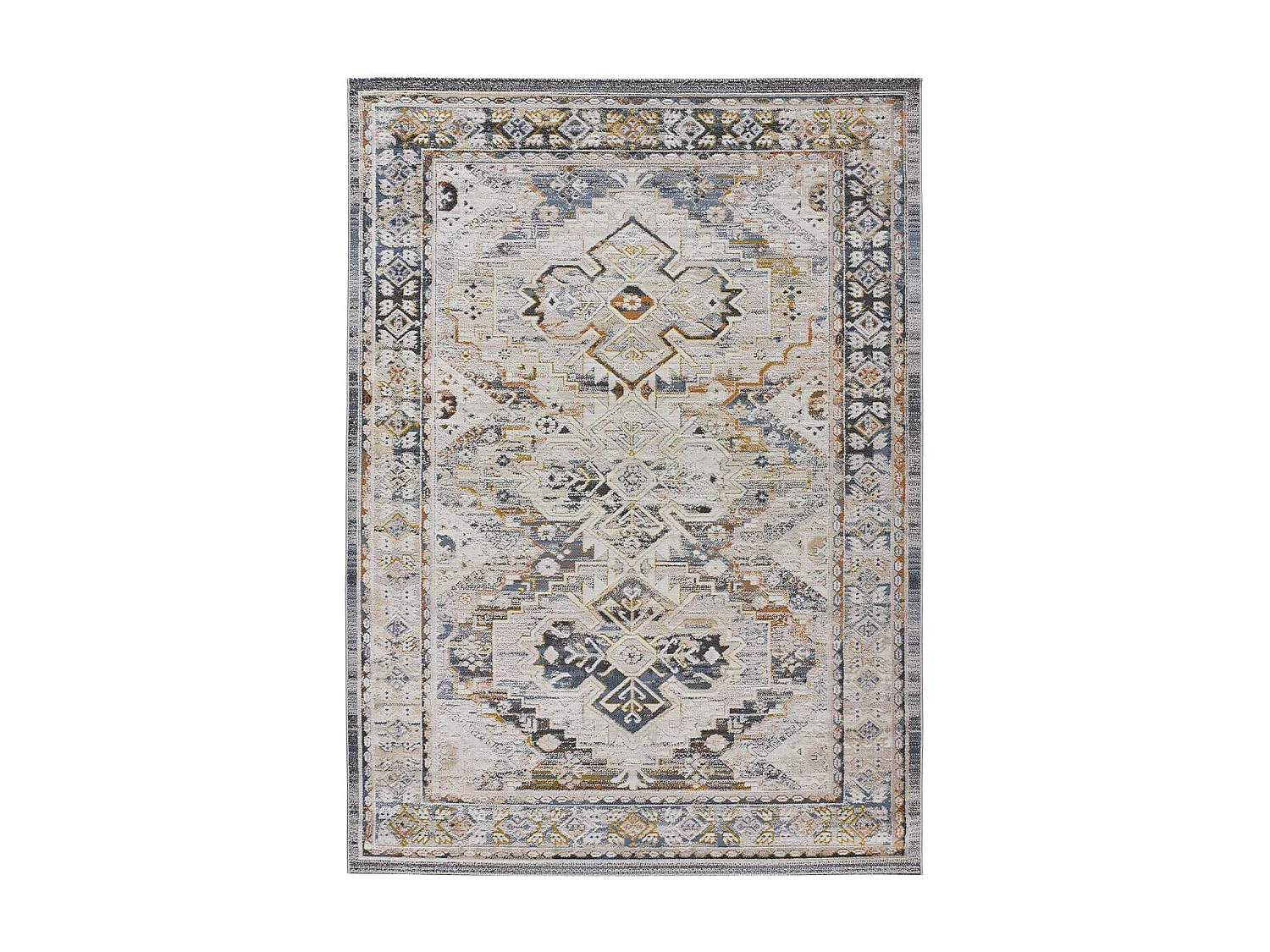 Kurzflorteppiche - vintage - mehrfarbig - 134x200 cm - SPRINGS