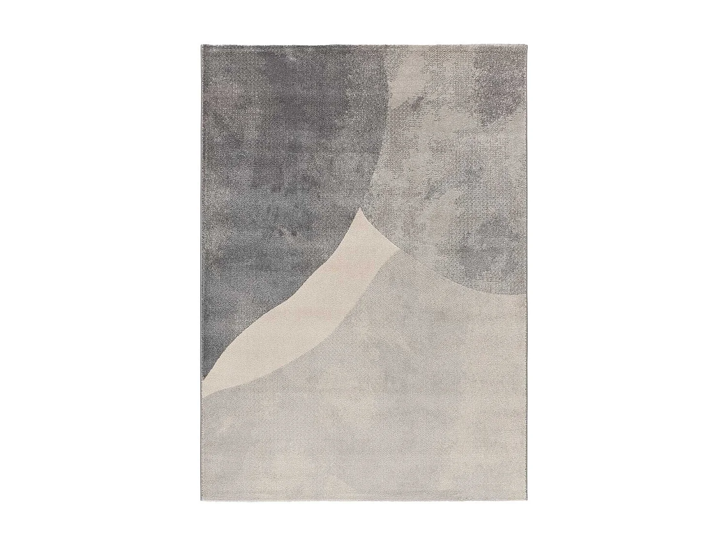 Tapis intérieur - géométrique - argent - 80 x 150 cm - MONIC