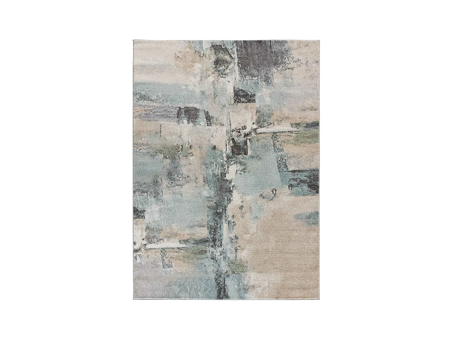 Alfombra interior  - abstracto - gris - 140 x 200 cm - AYDIN