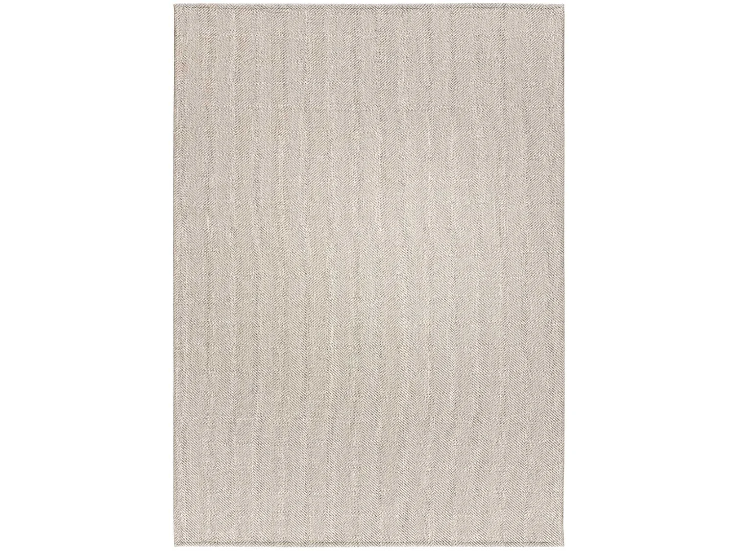 Kurzflorteppiche - Fischgrätenmuster - beige - 140x200 cm - ESPIGA