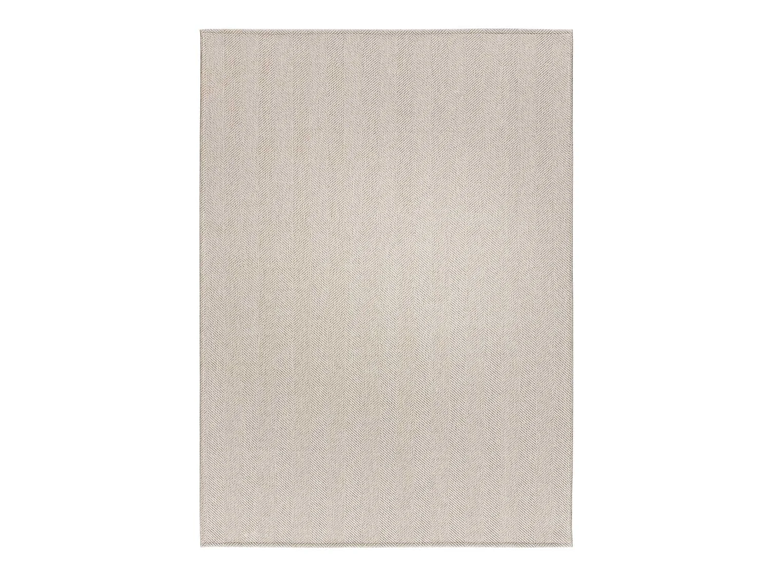 Kurzflorteppiche - Fischgrätenmuster - beige - 140x200 cm - ESPIGA