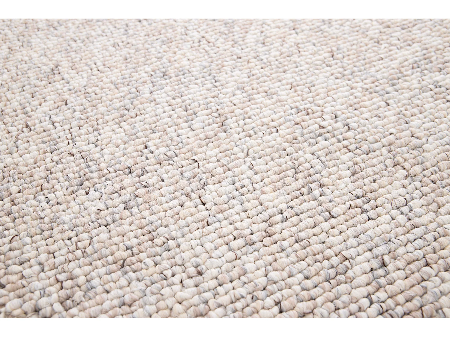Alfombra interior  - liso - crema - 160 x 230 cm - PETRA