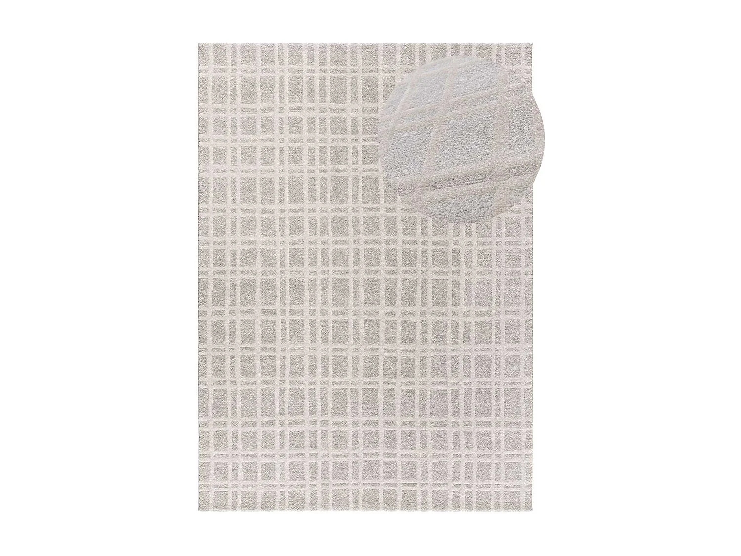 Kurzflorteppiche - skandinavisch - creme - 120x170 cm - CALEDONIA