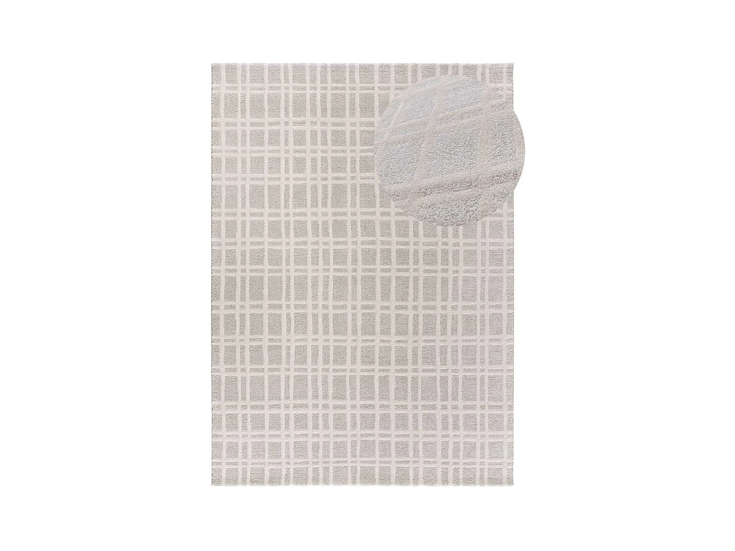 Alfombra interior  - escandinavo - crema - 120 x 170 cm - CALEDONIA