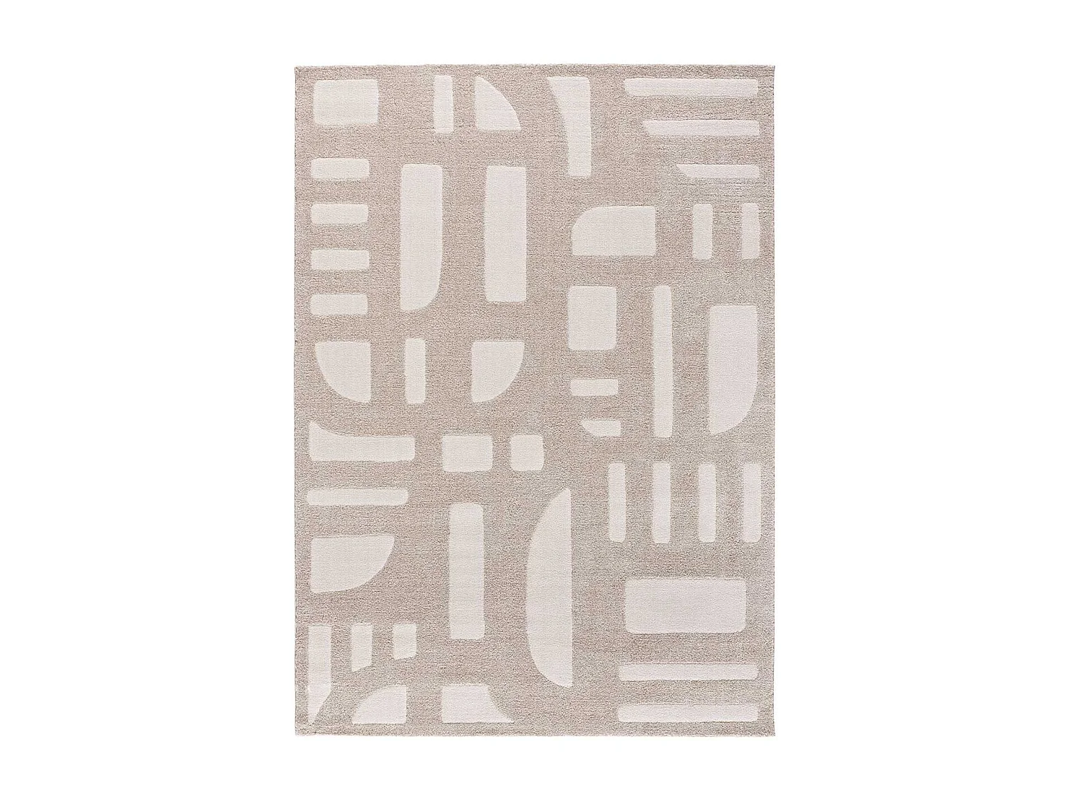 Tappeto interno - scandinavo - beige - 160 x 230 cm - CALEDONIA