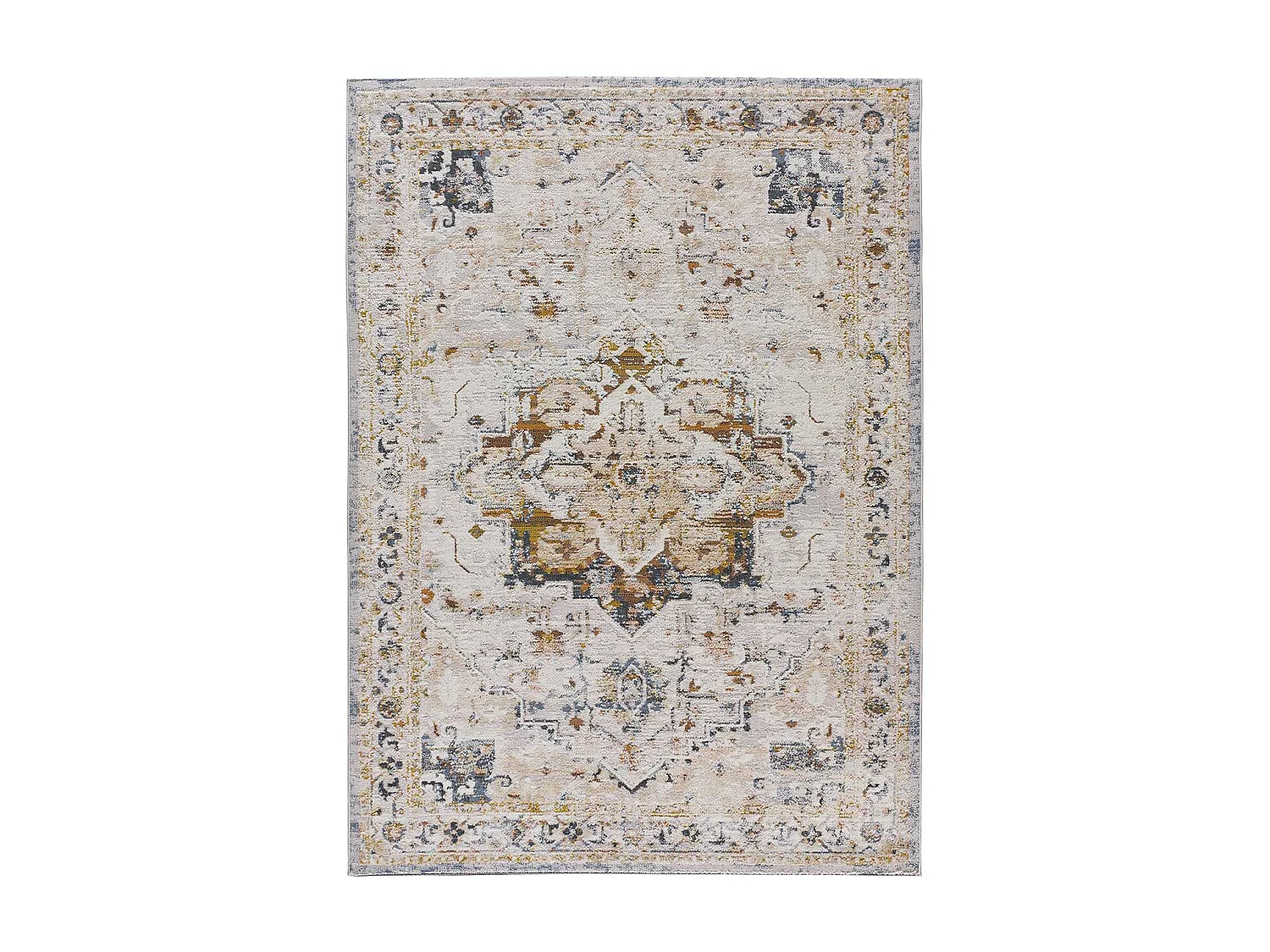 Tapis intérieur - vintage - multicolore - 77 x 150 cm - SPRINGS