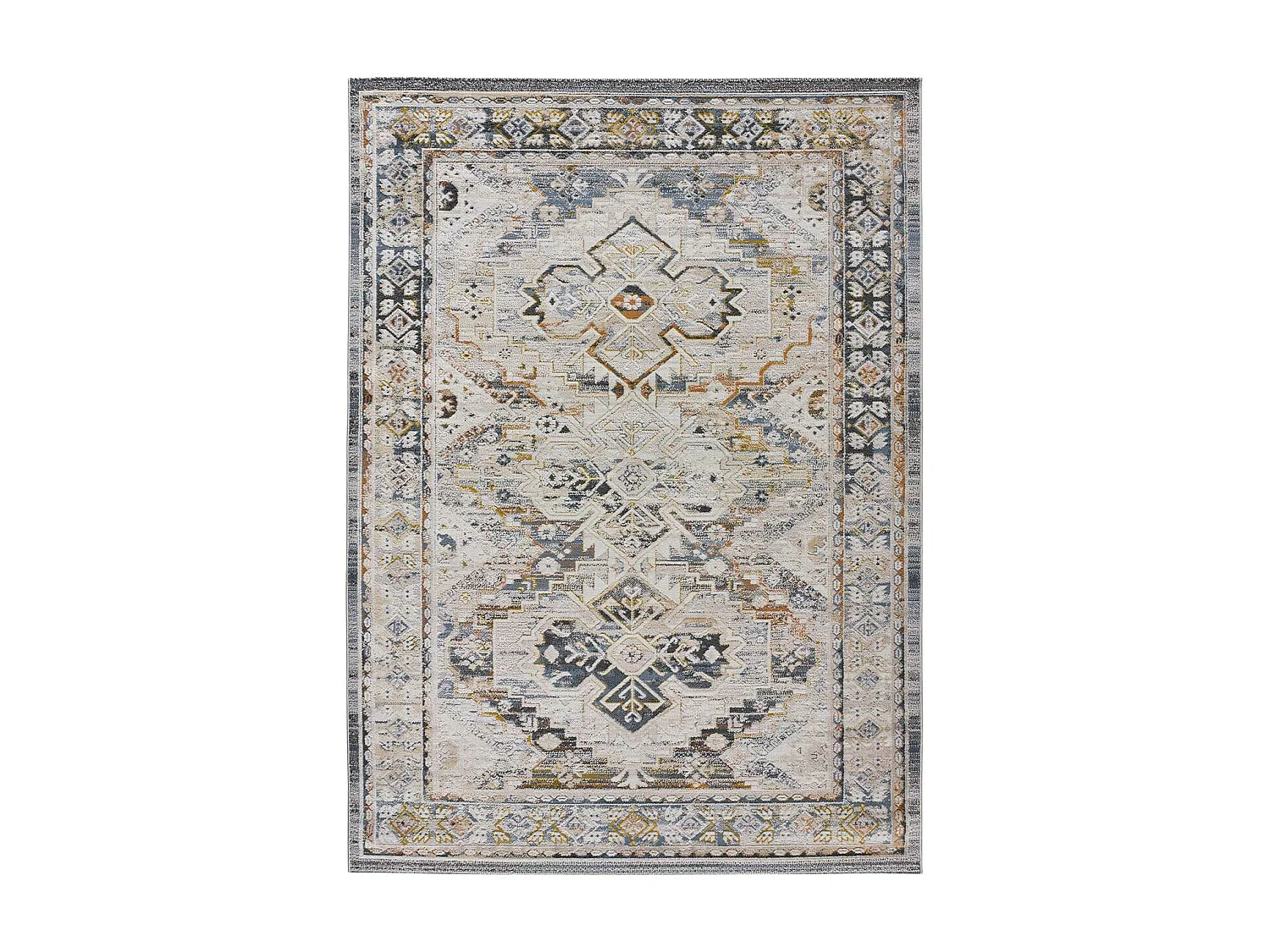 Alfombra interior  - vintage - multicolor - 77 x 150 cm - SPRINGS