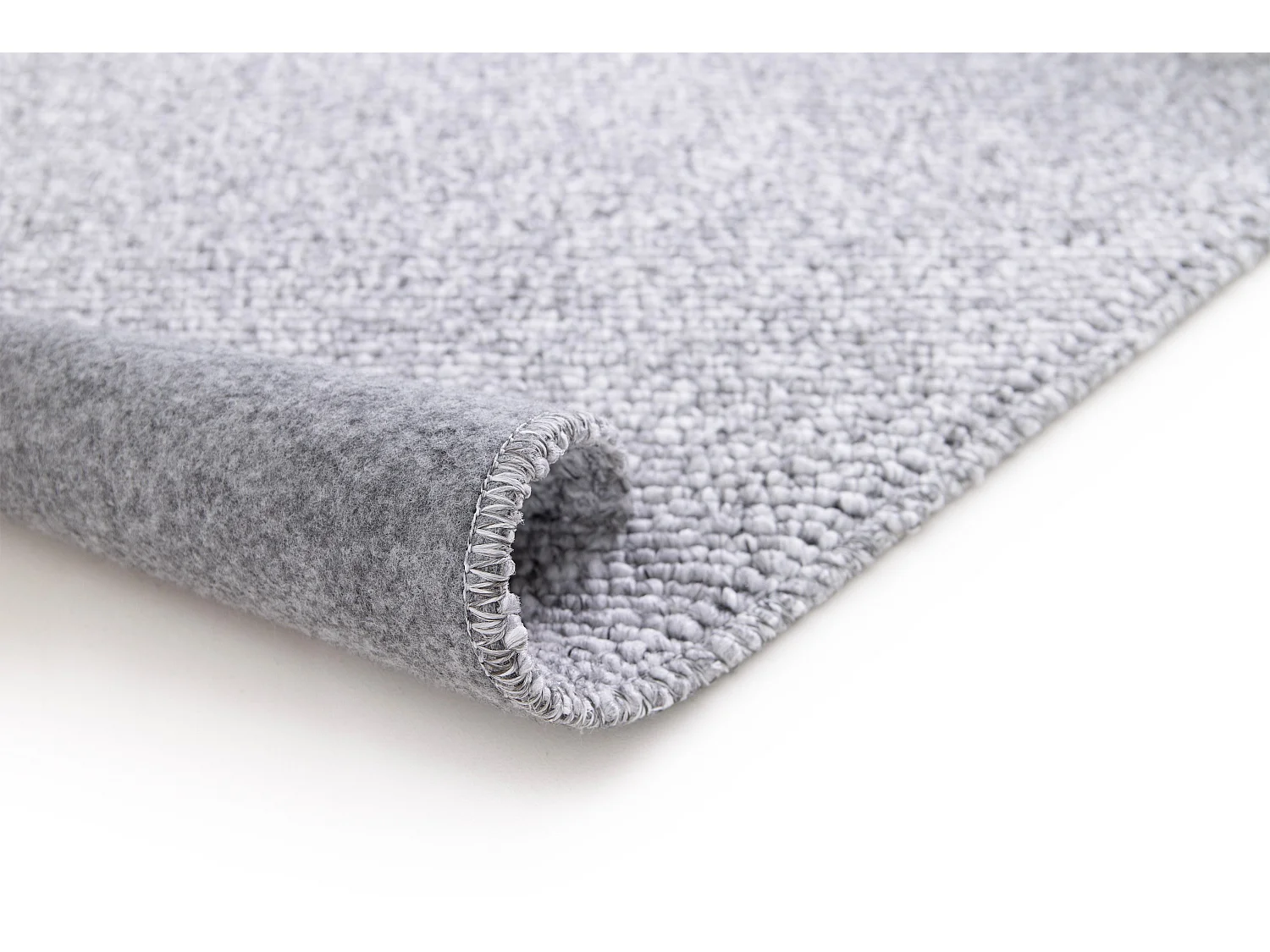 Tapis intérieur - uni - argent - 80 x 150 cm - PETRA