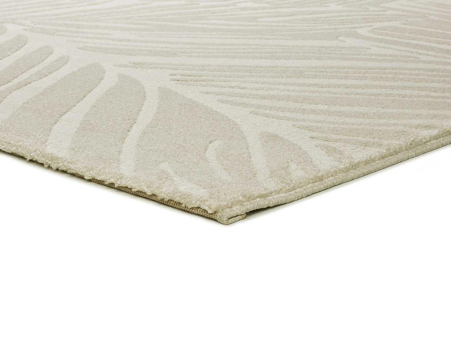 Tapis intérieur - botanique - blanc - 160 x 230 cm - SENSATION