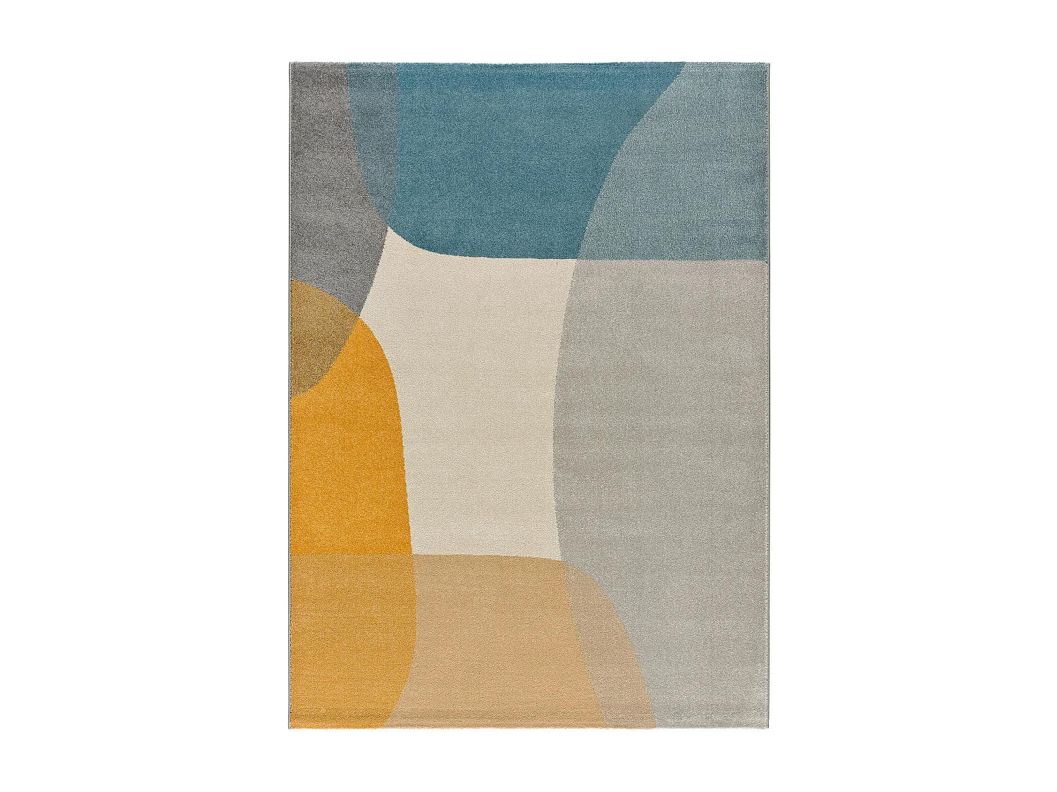 Kurzflorteppiche - geometrisch - mehrfarbig - 80x150 cm - MONIC